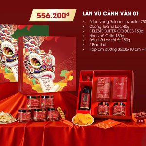 Hộp quà Tết Lân Vũ Cảnh Lân